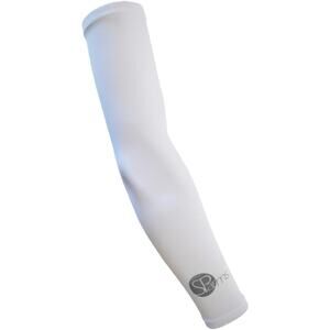 SParms UPF 50+ Sun Protection Arm Sleeves Cooling Breathable Unisex White, XL